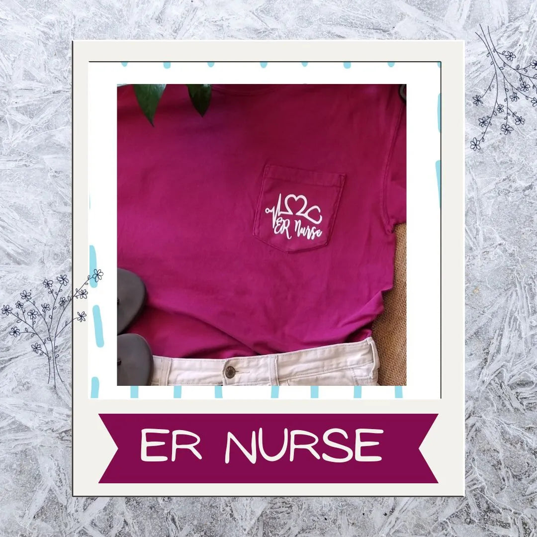 Personalized ER nurse shirt - Custom made nurse shirts - Gift for Nurses | Unique Impressions5