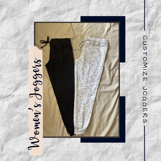 Soft and stylish Customized Bridal Party Joggers, perfect for bachelorette parties, wedding day prep, and personalized bridal gifts.