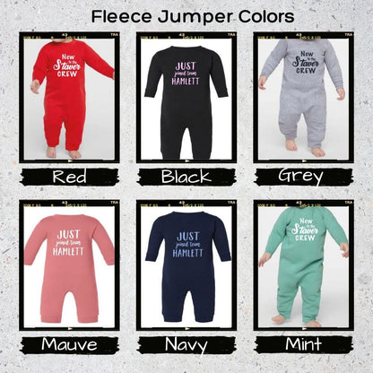 Custom made baby fleece jumpers - Unique personalized baby gifts | Unique Impressions5