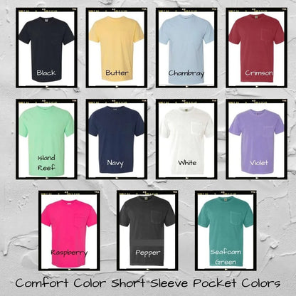 personalized nurses shirts - Customized comfort color shirts | unique Impressions5