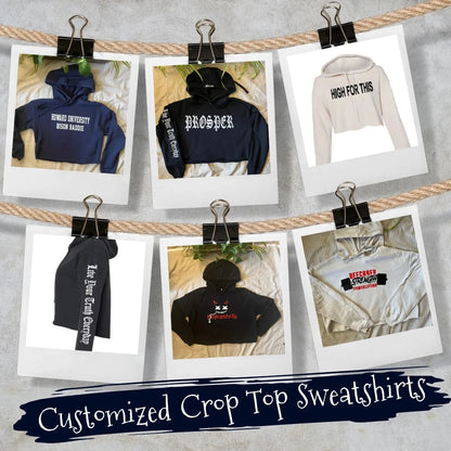 Customized sweatshirts - Personalized crop sweatshirts | Unique Impressions5