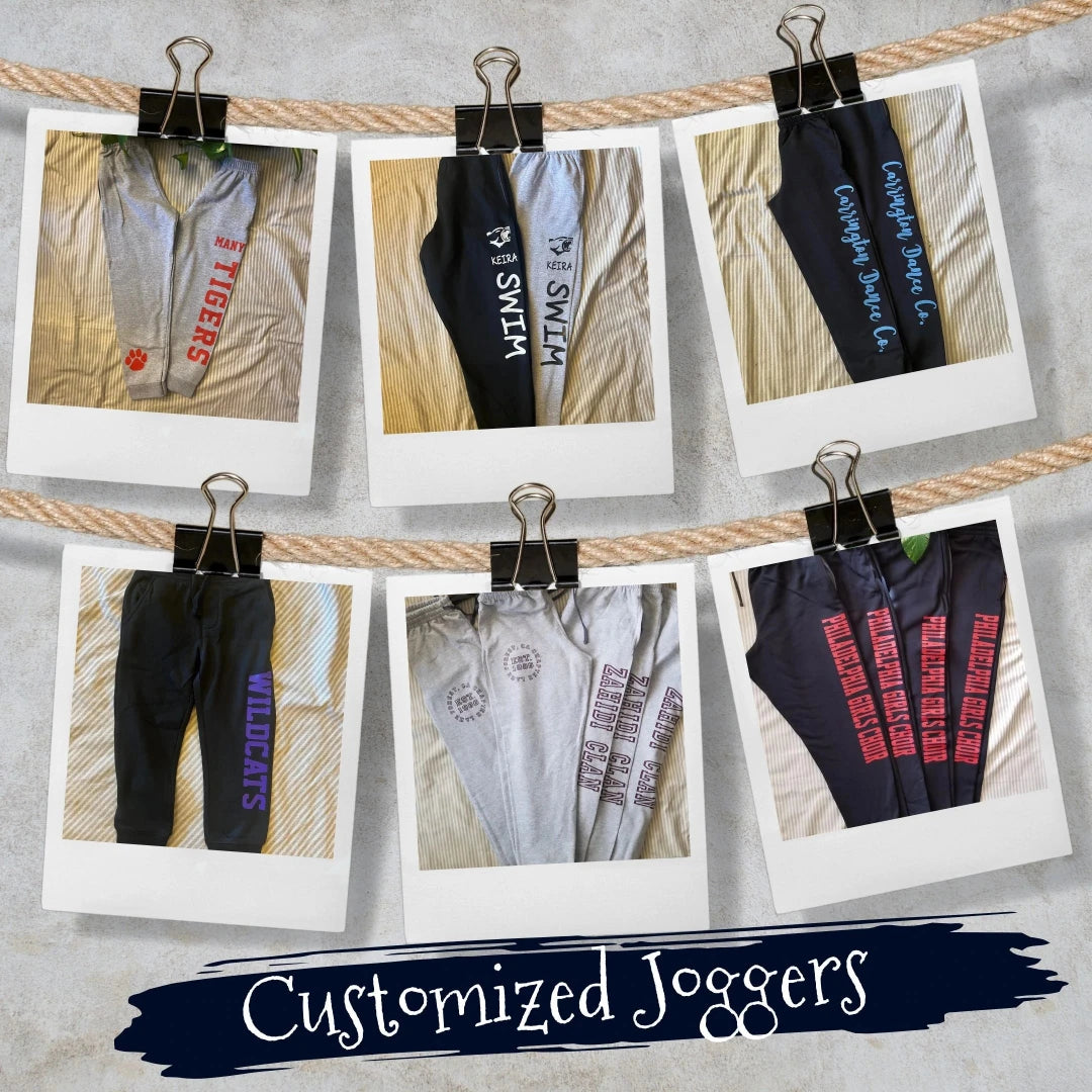 Custom made unisex adult joggers - personalized clothing | unique Impressions5