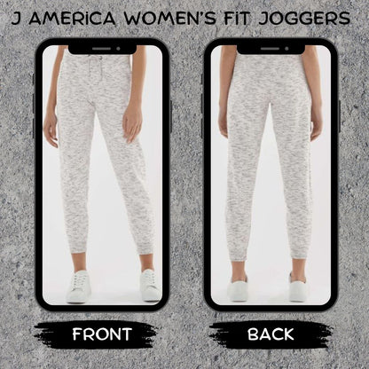 Custom made J America women's jogger sweatpants - Personalized joggers  | Unique Impressions5.